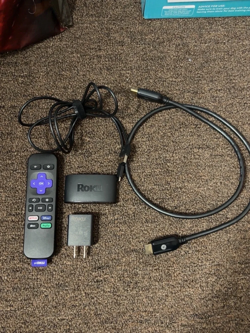 Roku Streaming Stick Kit with Black Remote and Black Accessories